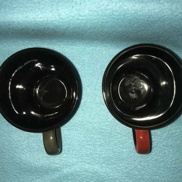 222 FIFTH stoneware coffee cups square bottoms - Picture 5 of 6